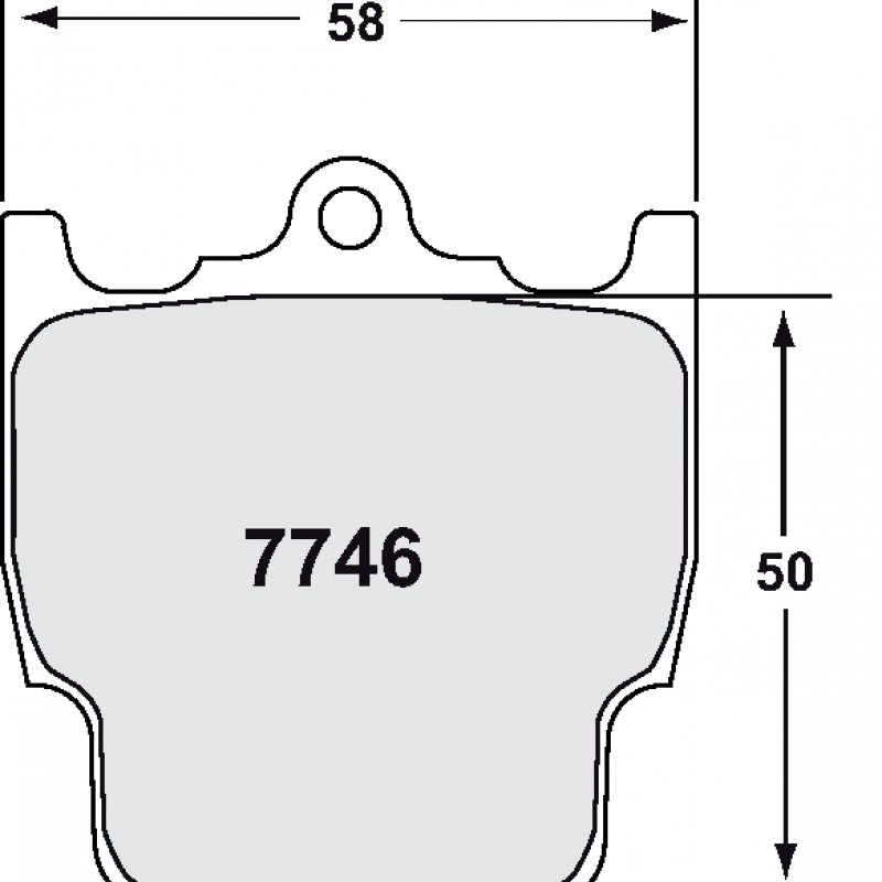 High bite, high friction for sprint / rally. Race brake pads - Subaru WRC
front rally pad